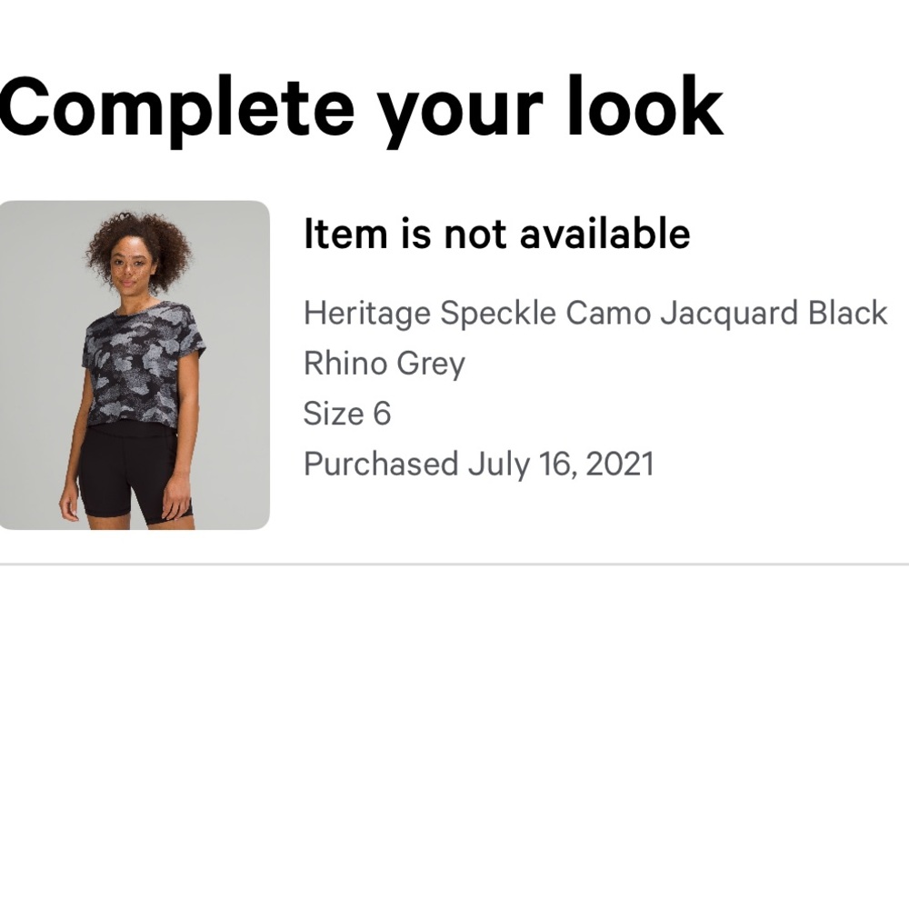 Lululemon Crop T